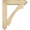Ekena Millwork Imperial Arts and Crafts Rough Sawn Bracket w/ Offset Brace, Douglas Fir, 8"W x 34"D x 40"H BKT0806X34X40IMP03RDF - alternate 4